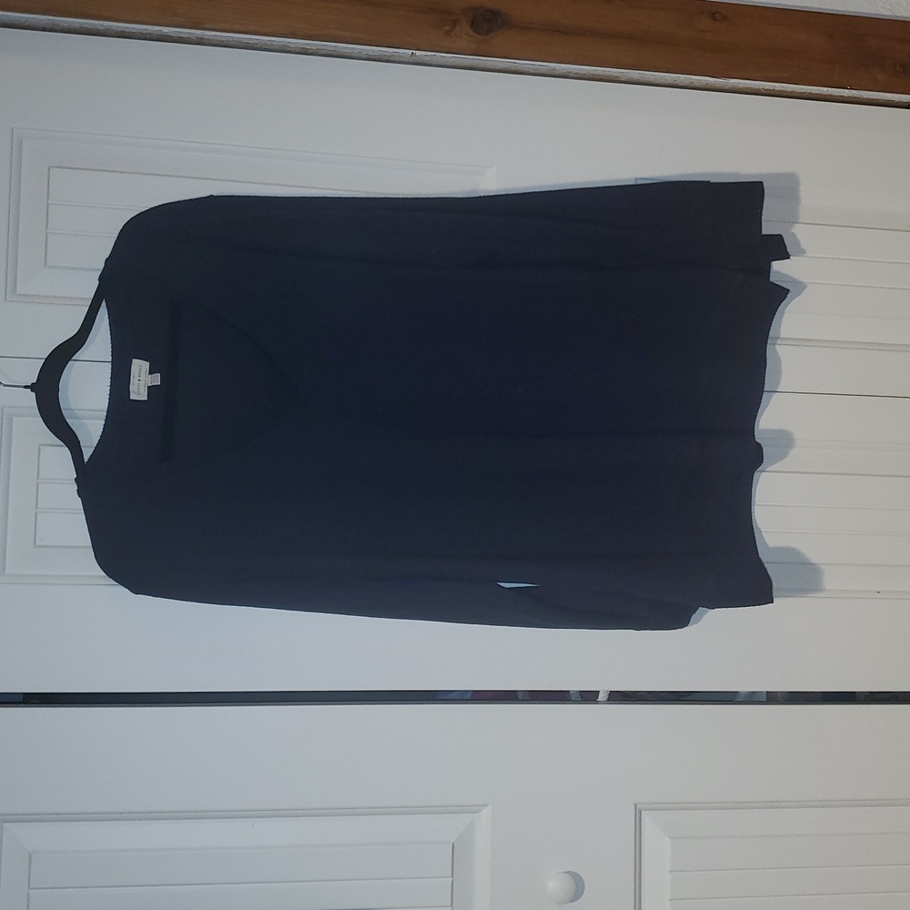 Lucky Brand Woman's XL Navy Blue Sweater